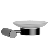 Мыльница подвесная AVS Slimmer с чашей, оружейная сталь