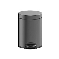 Ведро для мусора AVS Универсал 827-032-GM 8 л, оружейная сталь