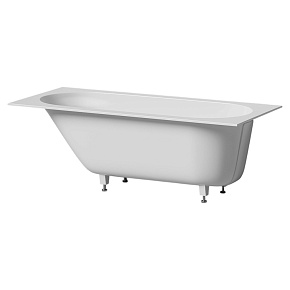 Ванна из искусственного камня AVS Эллада КИТ 170x75 белая с ножками