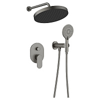 Душевой комплект AVS Beauty Н811-703-2-GM оружейная сталь