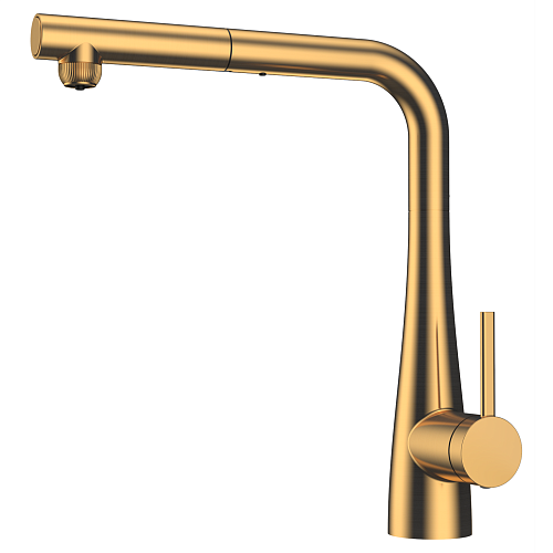 Смеситель для кухни AVS LineaPure elegant брашированное золото