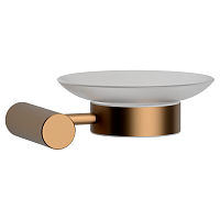 Мыльница подвесная AVS Slimmer с чашей, брашированное розовое золото