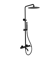 Душевая система Raiber Premium, Graceful RPB-006, матовый черный