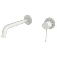 Смеситель для раковины AVS Slimmer с внутренней частью, белый матовый