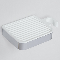 Мыльница подвесная AVS Ruf с держателем для душа, хром