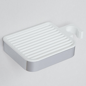 Мыльница подвесная AVS Ruf с держателем для душа, хром