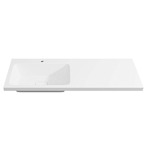 Раковина AVS Прима 130x48 L, белая