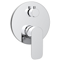 Смеситель для ванны и душа AVS Basic с внутренней частью, хром