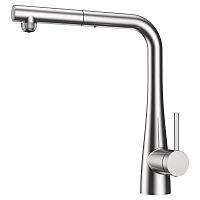 Смеситель для кухни AVS LineaPure elegant матовое серебро