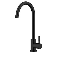  Cмеситель для кухни Raiber premium  RPB-012 коллекция Graceful, матовый черный