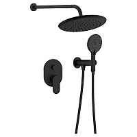Душевой комплект AVS Beauty Н811-703-2/3-MB черный матовый